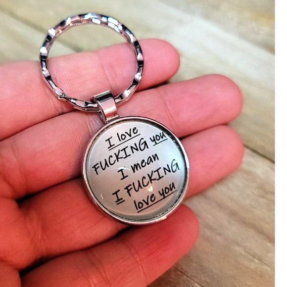 Humorous Key Chain Set-A Little Gift With A Lot Of Love - Picture 4 of 10